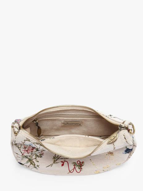 Cross Body Tas Alocasia Katoen Woomen Beige alocasia WALO18 ander zicht 3